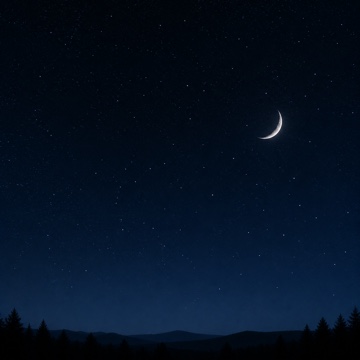 Clear night screensaver