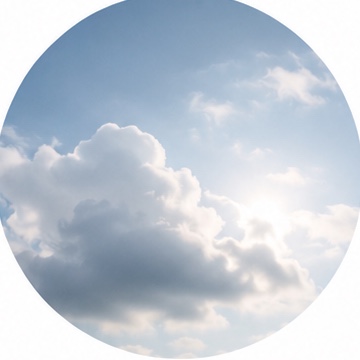 Partly cloudy screensaver
